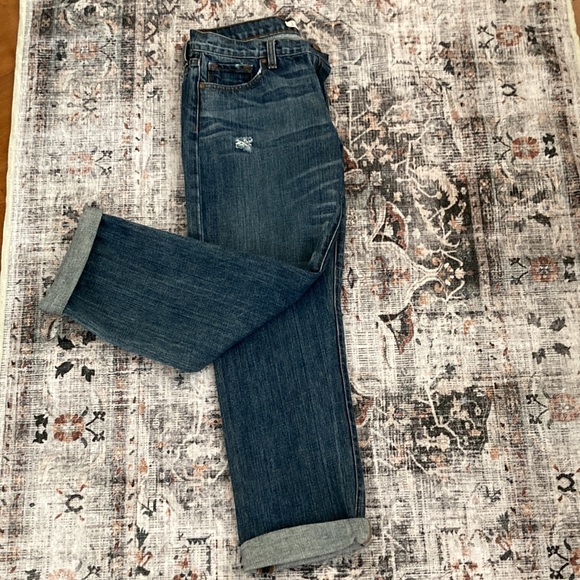J Brand jeans, Clyde distressed boyfriend style, size 25, EUC - Picture 3 of 9